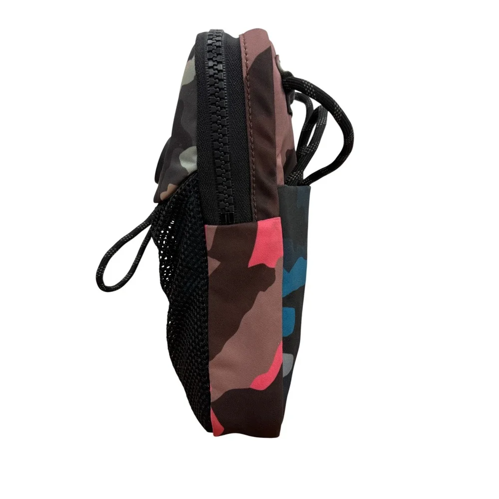 Lululemon Camo Bring It On Crossbody Bag Womens SZ S Camo Pink Gray Black Travel